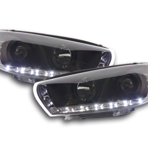 Scheinwerfer Set Daylight LED TFL-Optik VW Scirocco 3 Typ 13  08- schwarz