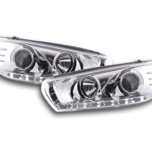 Scheinwerfer Set Daylight LED TFL-Optik VW Scirocco 3 Typ 13  08- chrom für Rechtslenker