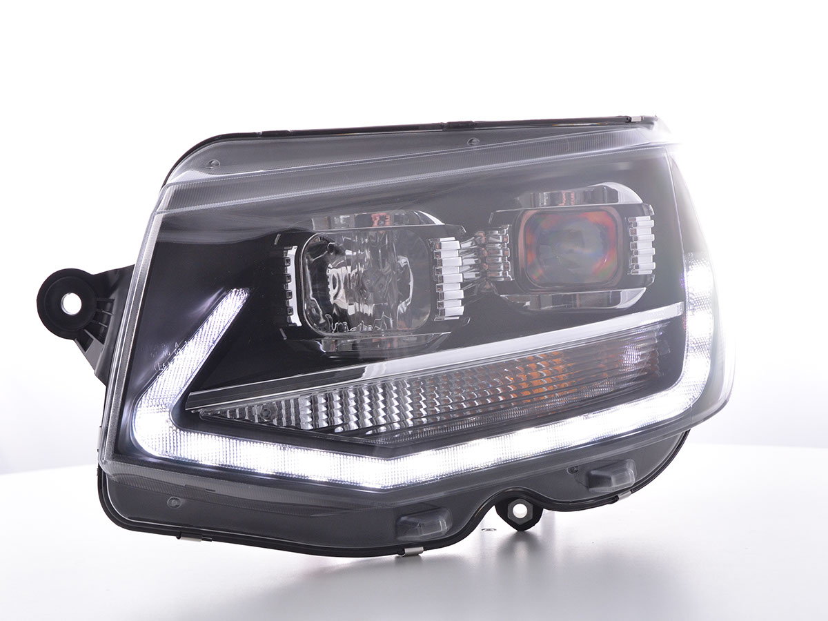 Scheinwerfer Set Daylight LED Tagfahrlicht VW Bus T6  ab 2015 schwarz