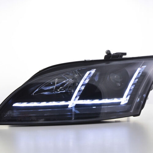 Scheinwerfer Set Xenon Daylight LED Tagfahrlicht Audi TT 8J  06-10 schwarz