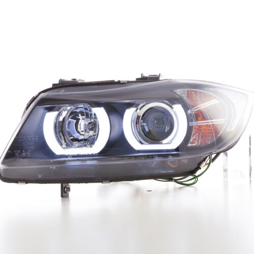 Scheinwerfer Set Xenon Daylight LED TFL-Optik BMW 3er E90/E91  05-08 schwarz