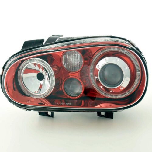 Scheinwerfer Angel Eyes VW Golf 4 Typ 1J  98-03 rotchrom