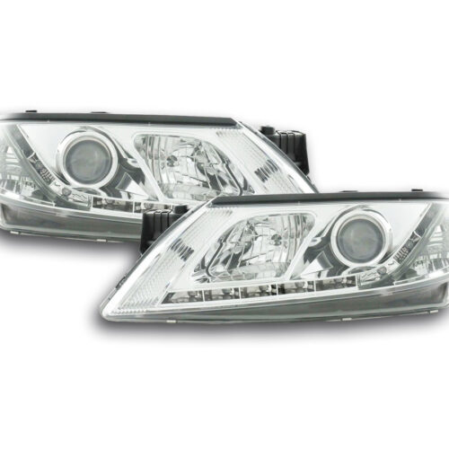 Scheinwerfer Set Daylight LED TFL-Optik Renault Laguna (Typ G)  01-05 chrom