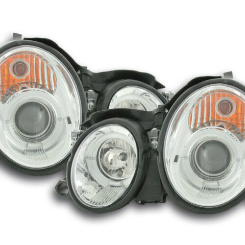 Scheinwerfer Set Angel Eyes Mercedes CLK Typ W208  98-02 chrom