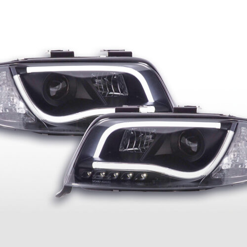 Scheinwerfer Set Daylight LED Tagfahrlicht Audi A6 Typ 4B  01-04 schwarz