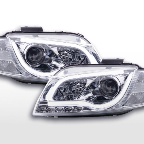 Scheinwerfer Set Daylight LED TFL-Optik Audi A3 Typ 8P/8PA  03-08 chrom