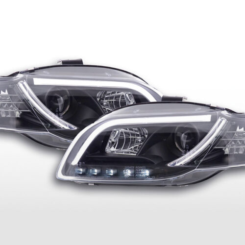 Scheinwerfer Set Daylight LED Tagfahrlicht Audi A4 B7 8E  04-08 schwarz