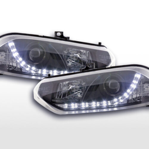 Scheinwerfer Set Daylight LED TFL-Optik Alfa Romeo 156 Typ 932  98-02 schwarz