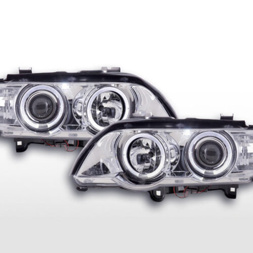 Scheinwerfer Set BMW X5 E53  98-02 chrom