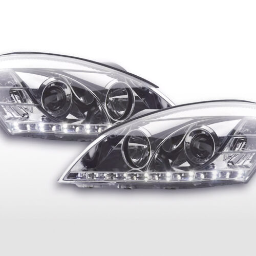 Scheinwerfer Set Daylight LED TFL-Optik Kia cee’d 5-trg. Typ ED  06-09 chrom