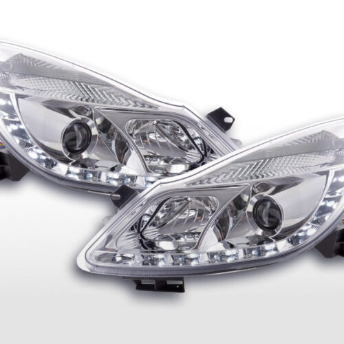 Scheinwerfer Set Daylight LED Tagfahrlicht Opel Corsa D  06- chrom