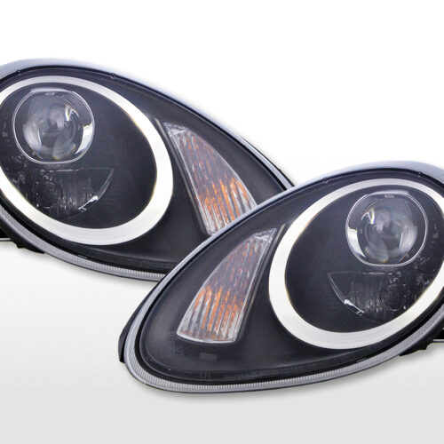 Scheinwerfer Set Daylight LED TFL-Optik Porsche Boxster (987)  04-08 schwarz