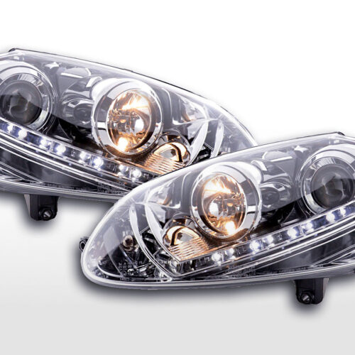 Scheinwerfer Set Daylight LED TFL-Optik VW Golf 5  03-08 chrom