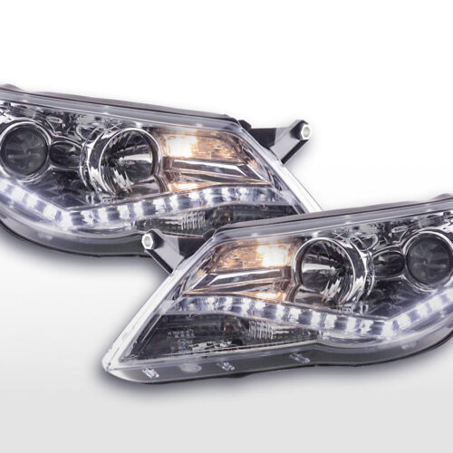 Scheinwerfer Set Daylight LED TFL-Optik VW Tiguan  07-11 chrom