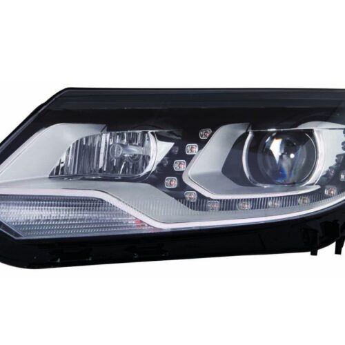 Scheinwerfer Set Daylight LED Tagfahrlicht VW Tiguan  ab 2011 schwarz