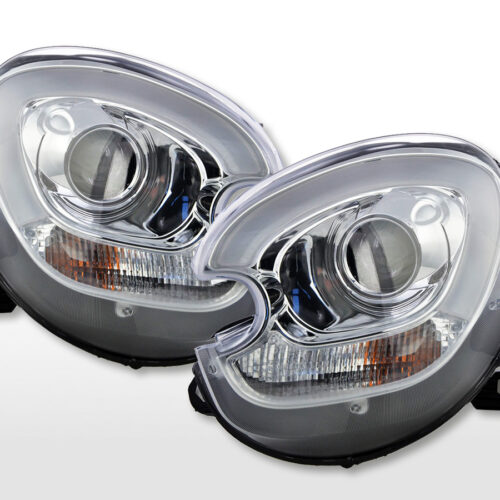 Scheinwerfer Set Xenon Daylight LED TFL-Optik Mini Countryman (R60)  10-17 chrom