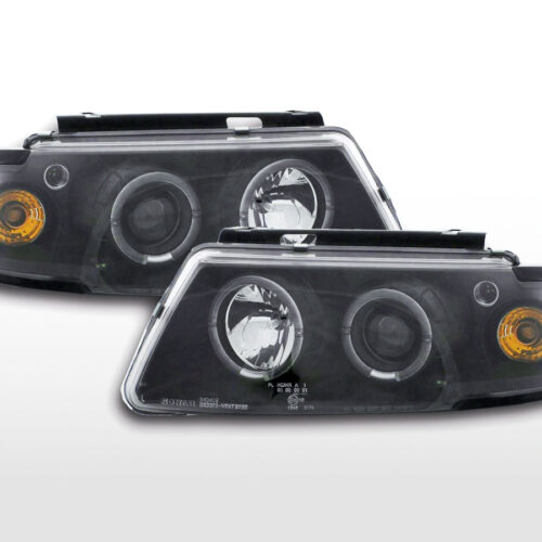 Scheinwerfer Set Angel Eyes VW Passat Typ 3B  97-00 schwarz