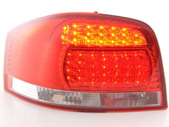 Led Rückleuchten Audi A3 Typ 8P  03-07 klar/rot