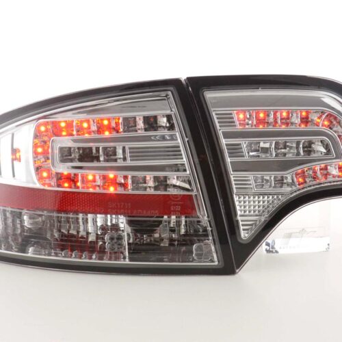 LED Rückleuchten Set Audi A4 Limousine Typ 8E  04-07 chrom