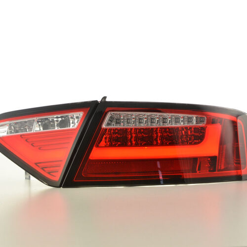 LED Rückleuchten Set Lightbar Audi A5 8T Coupe/Sportback  07-11 rot/klar