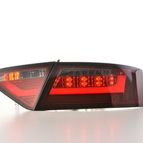 LED Rückleuchten Set Lightbar Audi A5 8T Coupe/Sportback  07-11 rot/schwarz