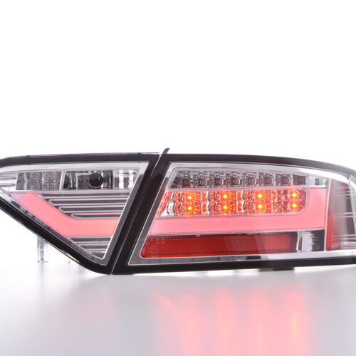 LED Rückleuchten Set Lightbar Audi A5 8T Coupe/Sportback  07-11 chrom