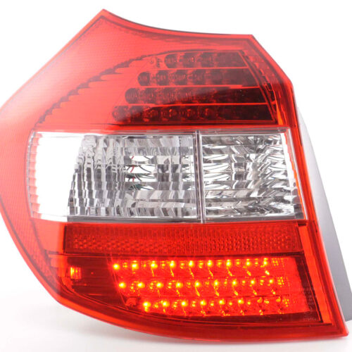 LED Rückleuchten Set BMW 1er Typ E87 5-türig  04-07 klar/rot