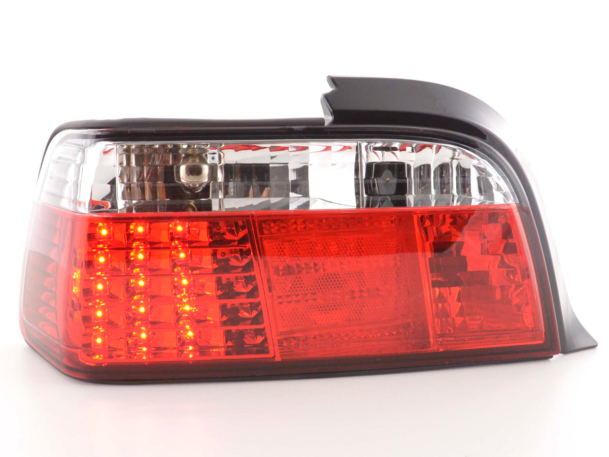 LED Rückleuchten Set BMW 3er Coupe Typ E36  91-98 klar/rot