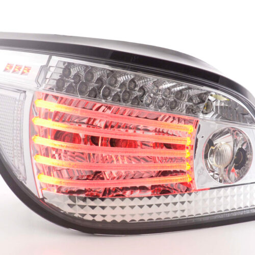 LED Rückleuchten Set BMW 5er Limousine Typ E60  04-07 chrom