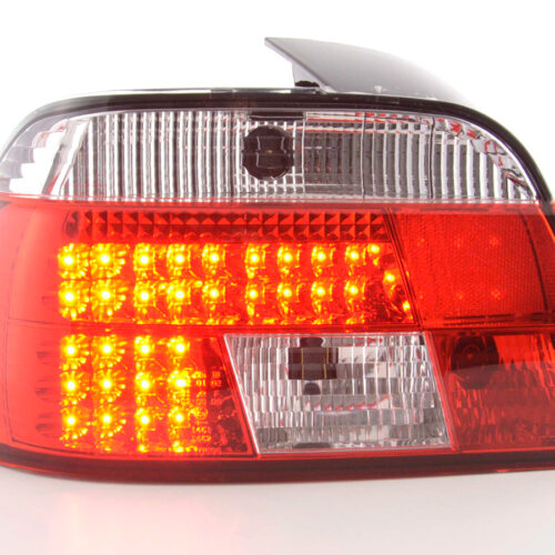 LED Rückleuchten Set BMW 5er Limousine Typ E39  95-00 klar/rot