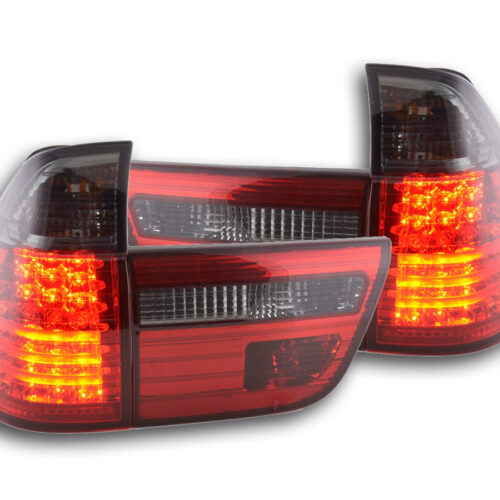 LED Rückleuchten Set BMW X5 Typ E53  98-02 schwarz/rot