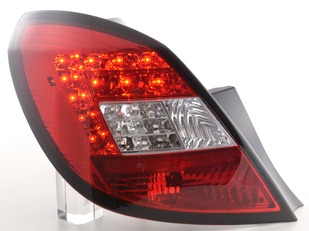 LED Rückleuchten Set Opel Corsa D 5-türig  06-10 rot/klar