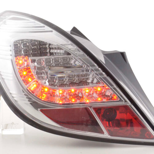 LED Rückleuchten Set Opel Corsa D 3-türig  06-10 chrom