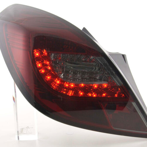 LED Rückleuchten Set Opel Corsa D 3-türig  06-10 rot/schwarz