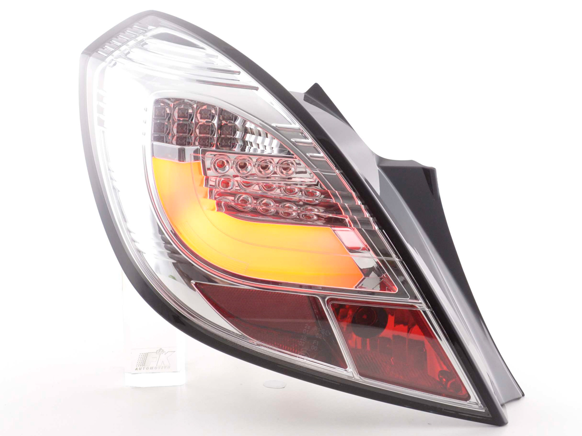 LED Rückleuchten Set Opel Corsa D 3-türig  06-10 chrom