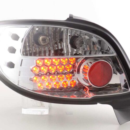 LED Rückleuchten Set Peugeot 206 CC Cabrio  98-05 chrom