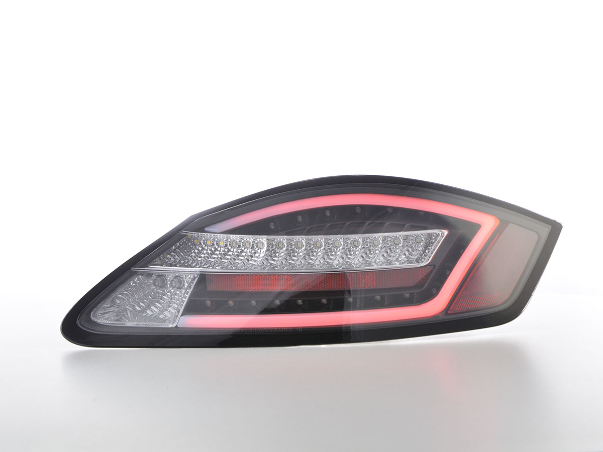 LED Rückleuchten Set Lightbar Porsche Boxster Typ 987  04-09 schwarz