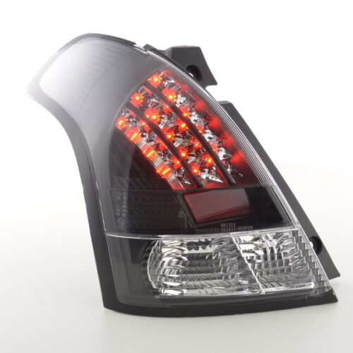 LED Rückleuchten Set Suzuki Swift Typ MZ  05- klar/schwarz