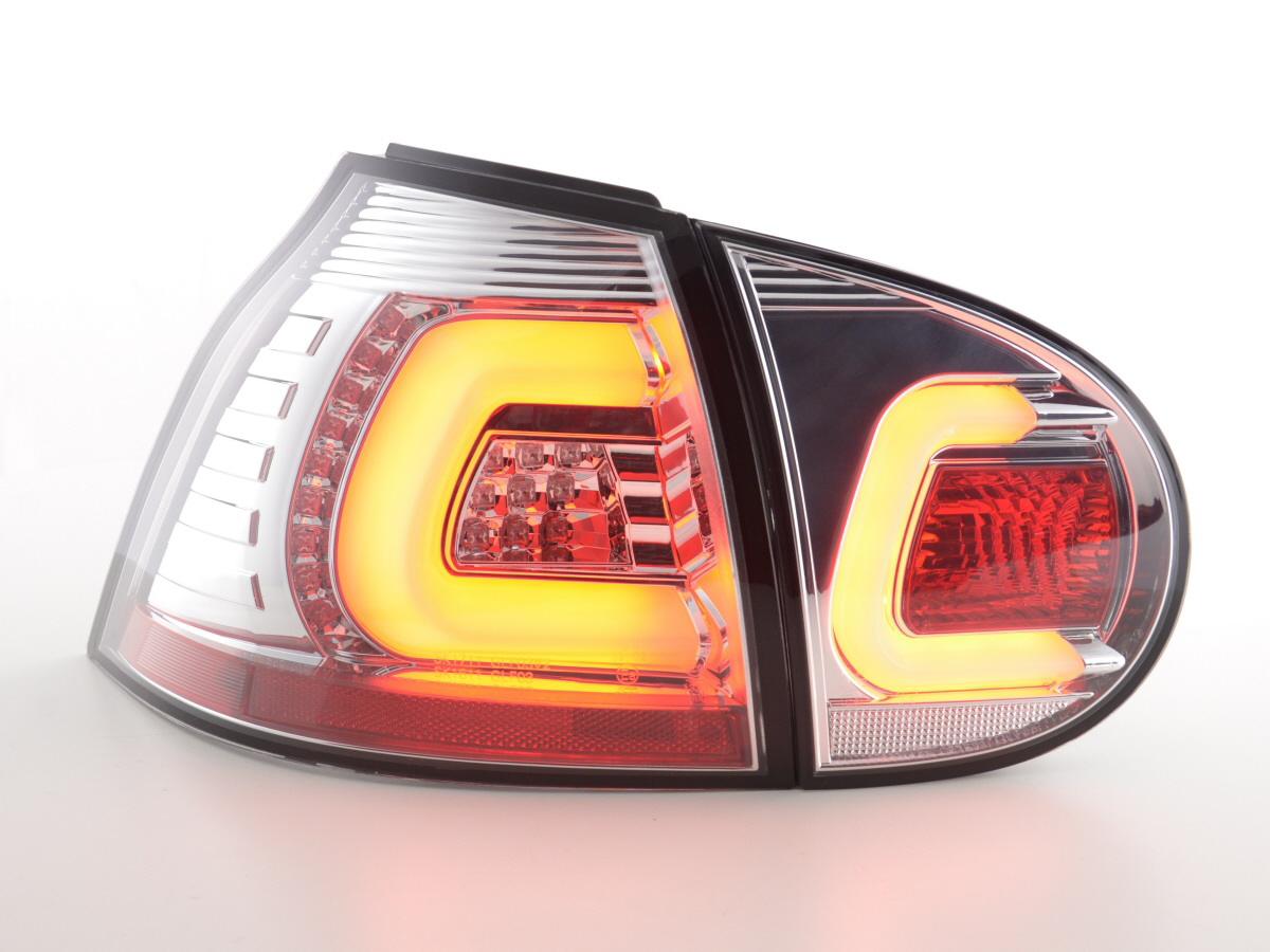 LED Rückleuchten Set VW Golf 5  03-08 chrom