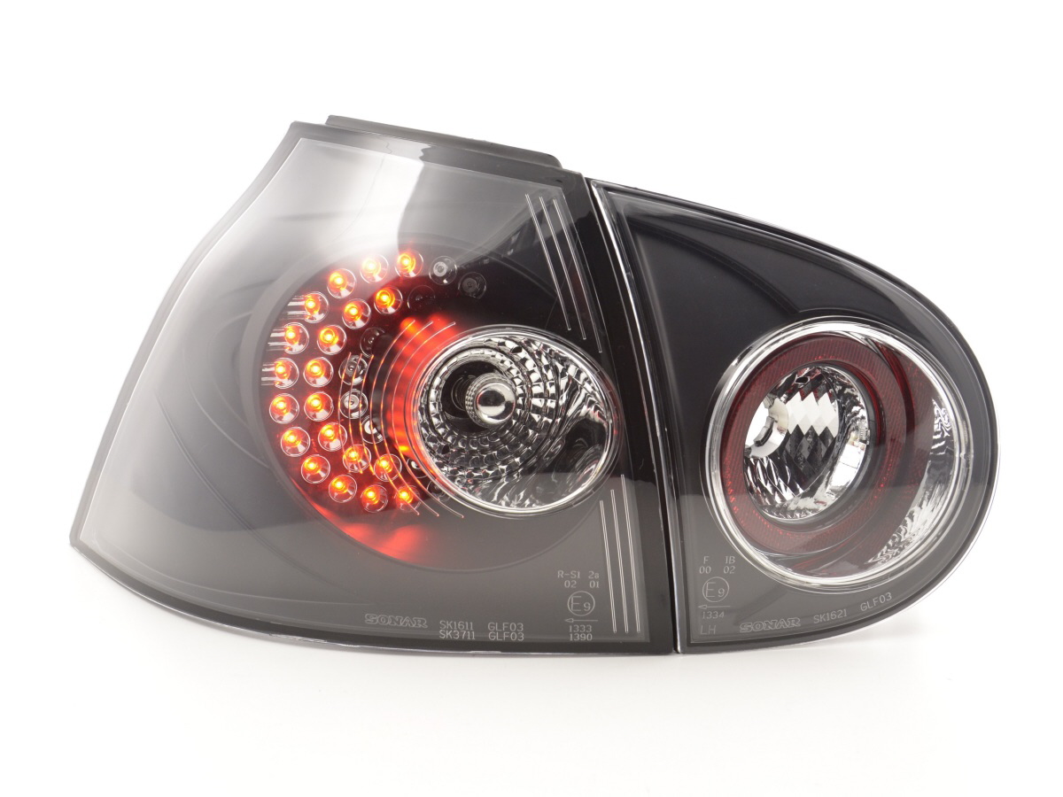 LED Rückleuchten Set VW Golf 5 Typ 1K  2003-2008 schwarz für Rechtslenker