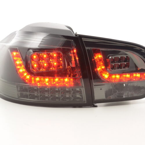 LED Rückleuchten Set VW Golf 6 Typ 1K  2008-2012 schwarz mit Led Blinker für Rechtslenker