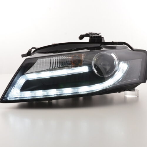 Scheinwerfer Set Daylight LED Tagfahrlicht Audi A4  2008-2011 schwarz