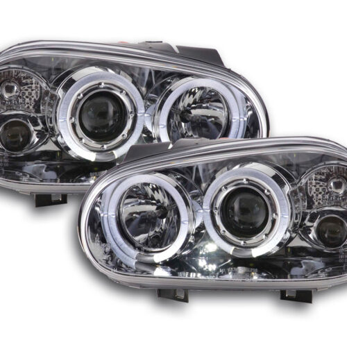 Scheinwerfer Set Angel Eyes VW Golf 4 Typ 1J  98-03 chrom